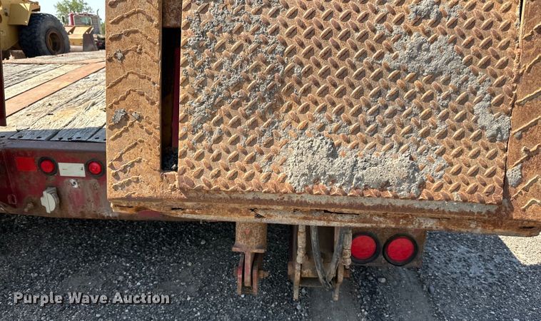 image for item DN0739 2001 Talbert equipment trailer