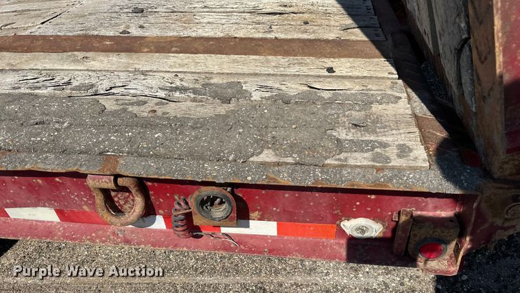 image for item DN0739 2001 Talbert equipment trailer