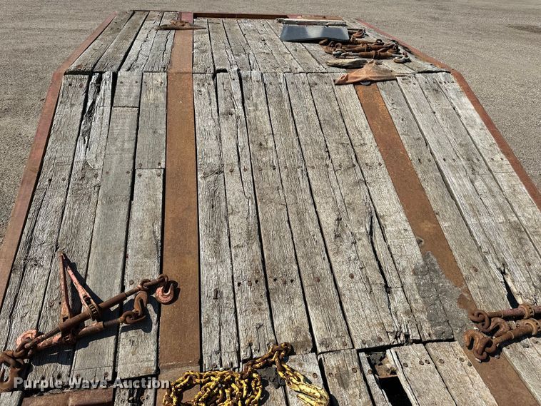 image for item DN0739 2001 Talbert equipment trailer