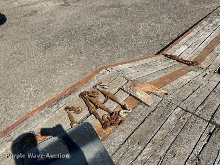 image for item DN0739 2001 Talbert equipment trailer