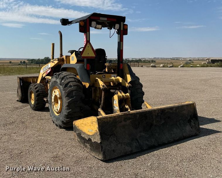 image for item DN0746 John Deere 210LE landscape tractor