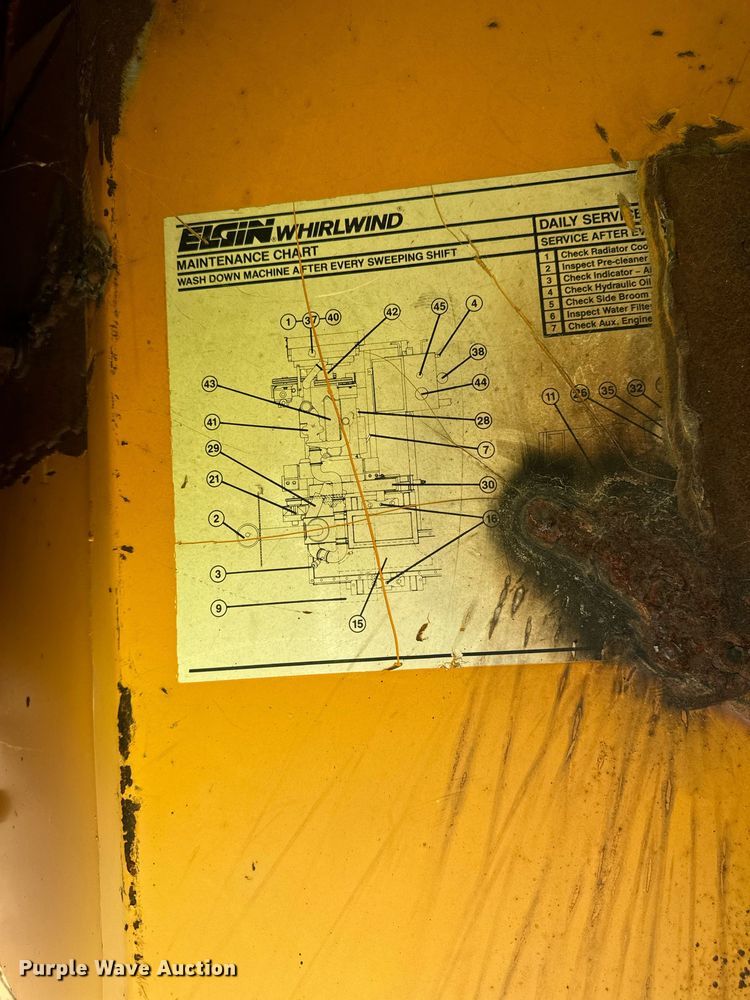 image for item DN0748 1988 Elgin street sweeper truck