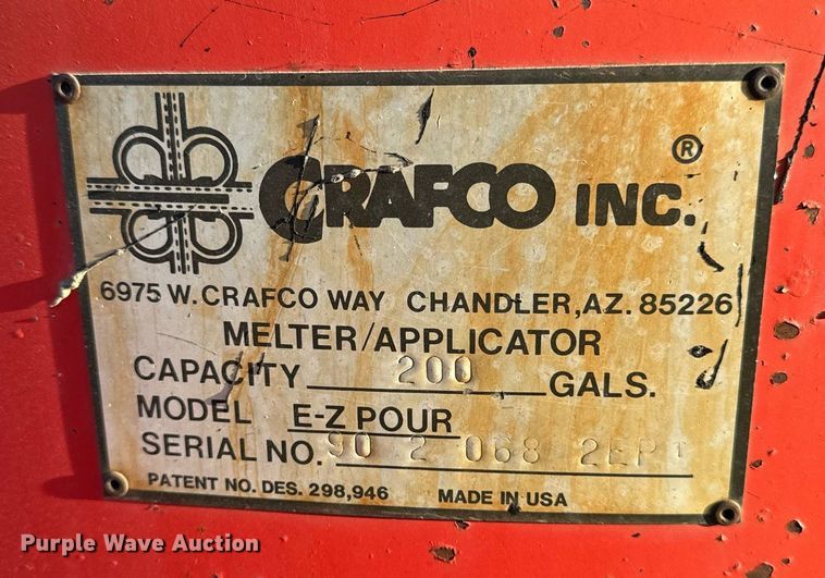 image for item DN0760 Crafco EZ Pour pot hole patcher 