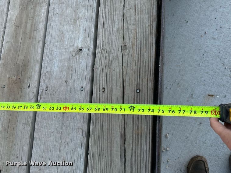 image for item DN0762 1991 Owens tilt deck utility trailer