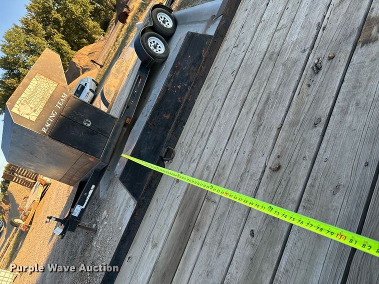 image for item DN0762 1991 Owens tilt deck utility trailer