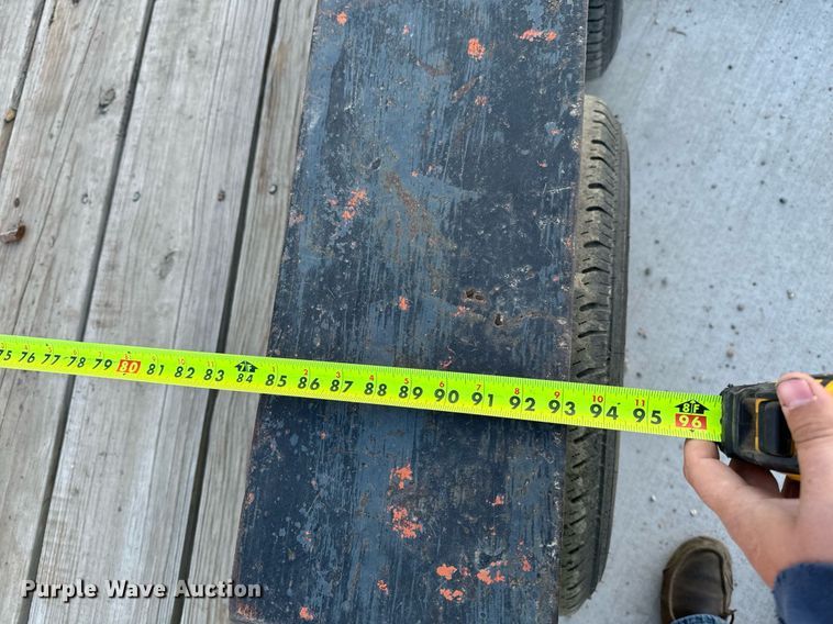 image for item DN0762 1991 Owens tilt deck utility trailer