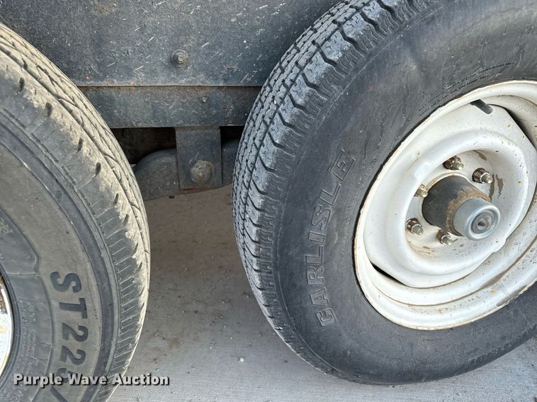 image for item DN0762 1991 Owens tilt deck utility trailer