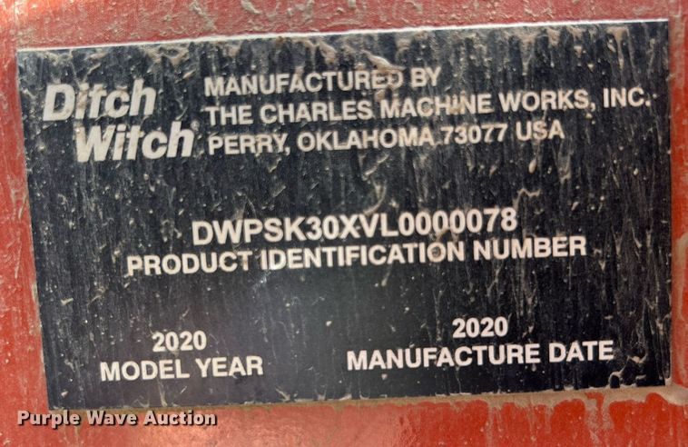 image for item DO7469 2020 Ditch Witch SK3000 compact utility loader