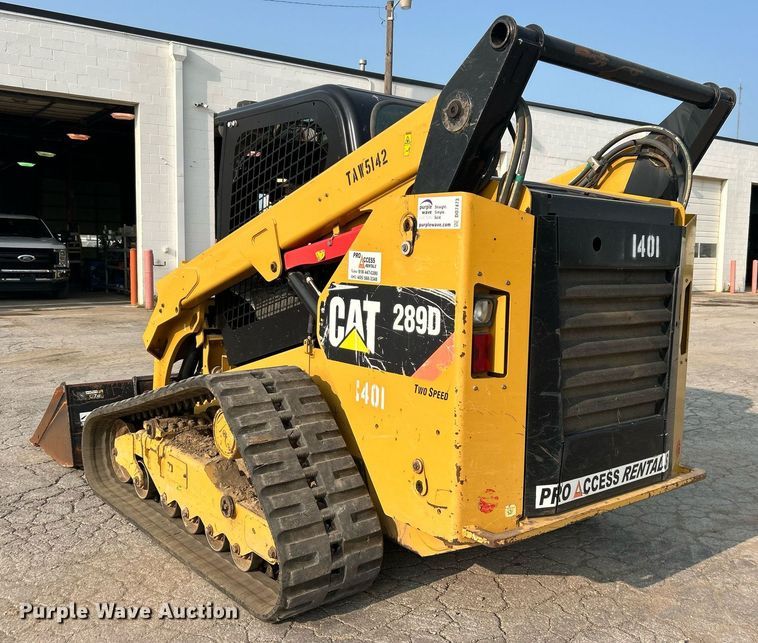 image for item DO7473 2016 Caterpillar  289D tracked skid steer loader
