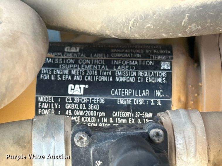 image for item DO7480 2016 Caterpillar 308E2 CR excavator