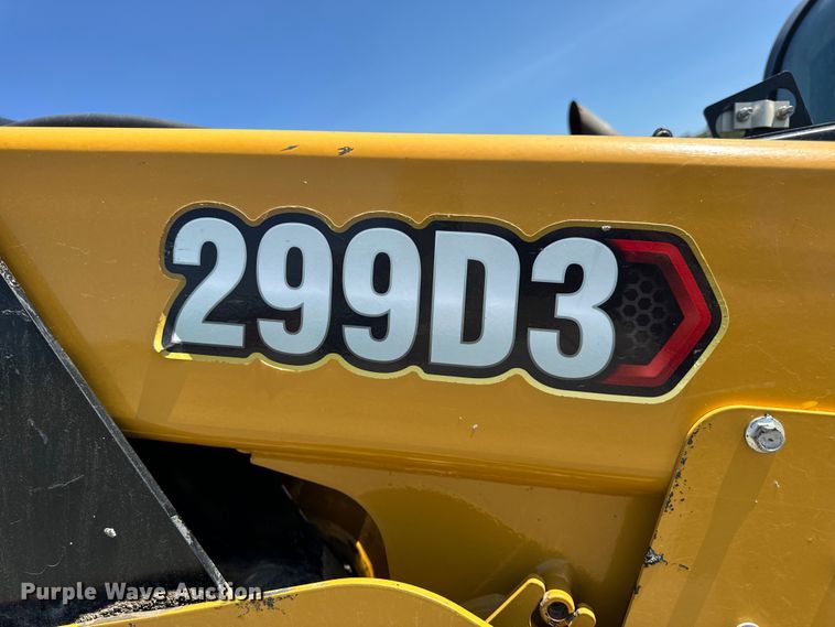 image for item DP6720 2020 Caterpillar  299D3 tracked skid steer loader