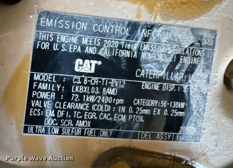 image for item DP6720 2020 Caterpillar  299D3 tracked skid steer loader