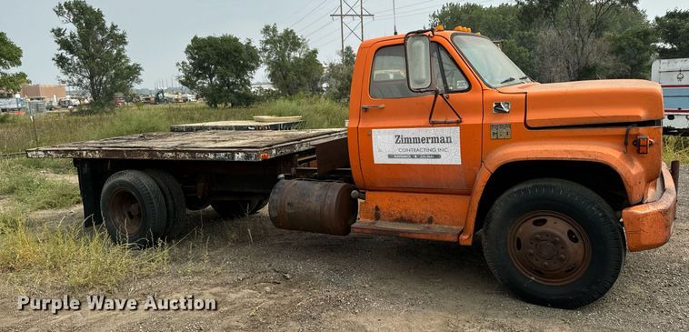 image for item DP8466 1974 Chevrolet C60 flatbed truck