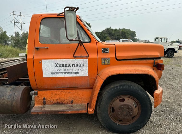 image for item DP8466 1974 Chevrolet C60 flatbed truck