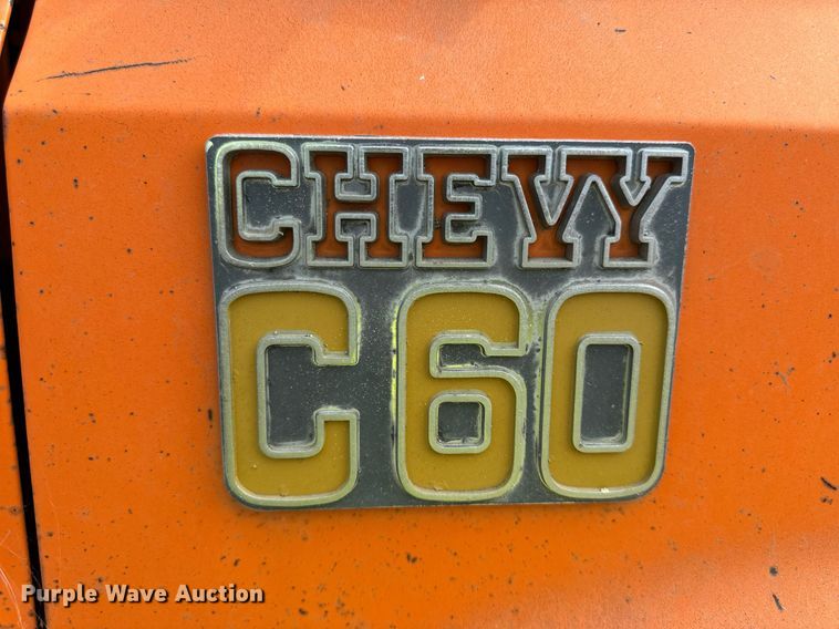 image for item DP8466 1974 Chevrolet C60 flatbed truck