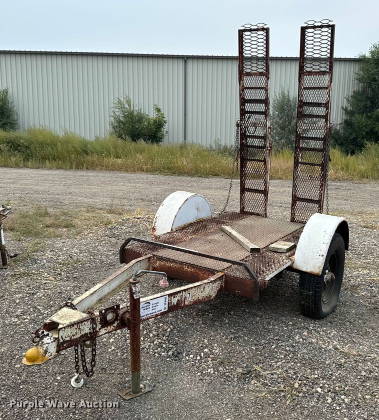 image for item DP8469 Shop built utility trailer