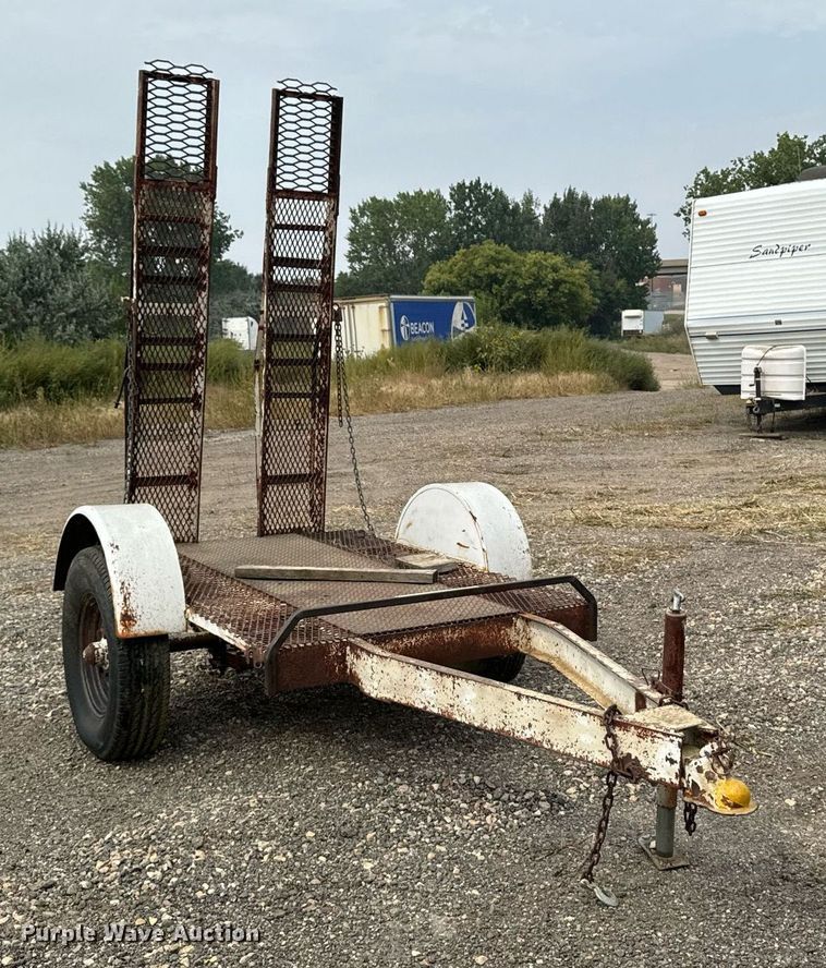 image for item DP8469 Shop built utility trailer
