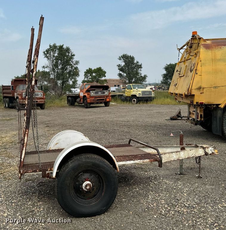 image for item DP8469 Shop built utility trailer