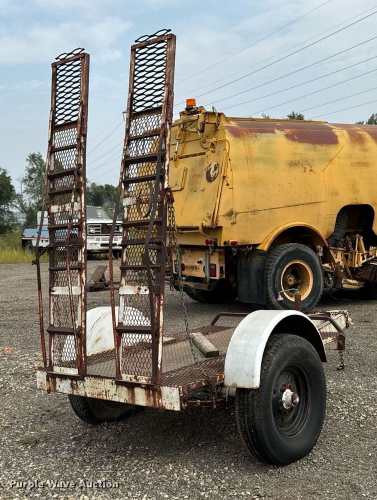 image for item DP8469 Shop built utility trailer