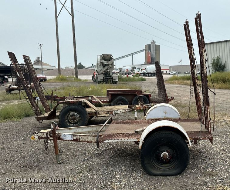 image for item DP8469 Shop built utility trailer