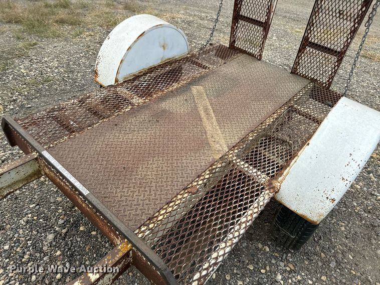 image for item DP8469 Shop built utility trailer