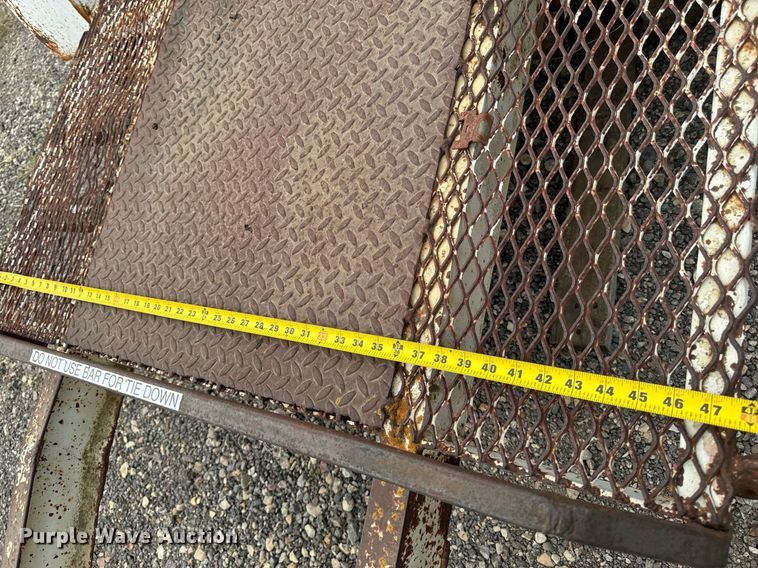 image for item DP8469 Shop built utility trailer