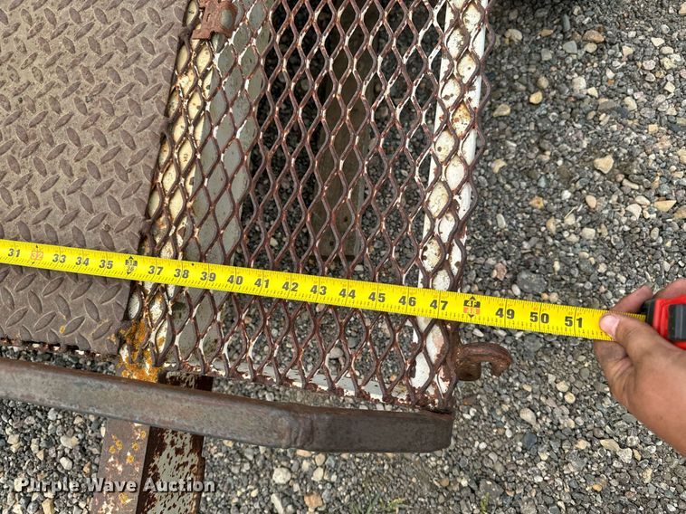 image for item DP8469 Shop built utility trailer