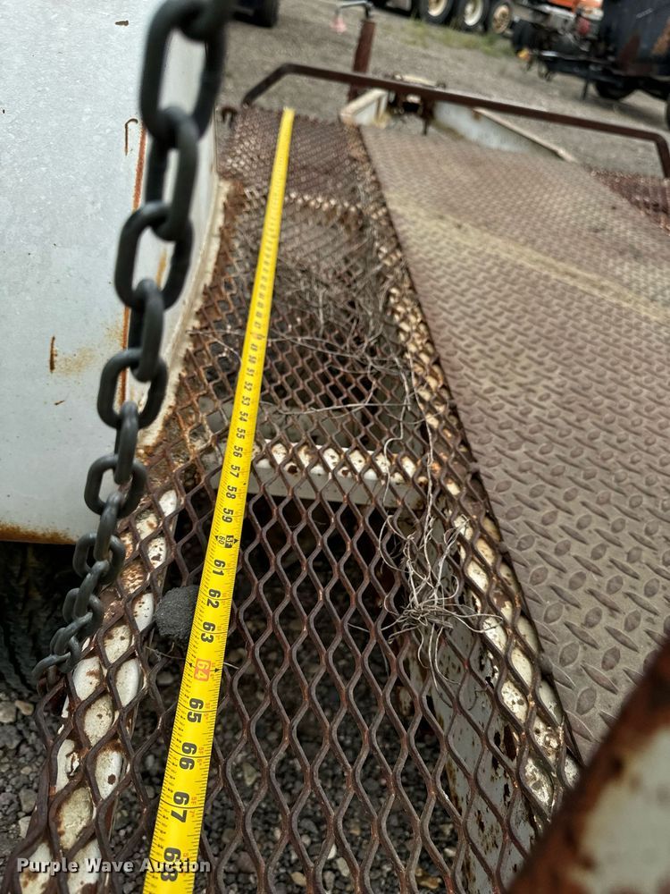 image for item DP8469 Shop built utility trailer