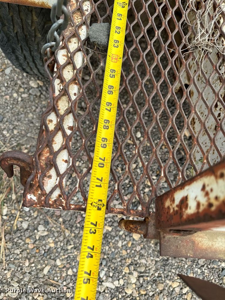 image for item DP8469 Shop built utility trailer