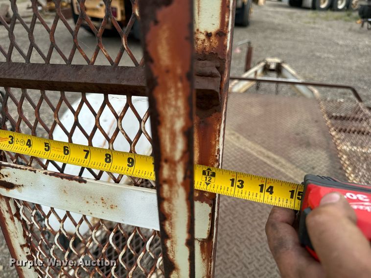 image for item DP8469 Shop built utility trailer