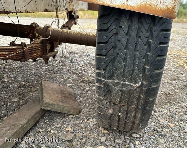 image for item DP8469 Shop built utility trailer