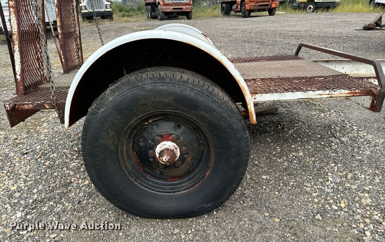 image for item DP8469 Shop built utility trailer