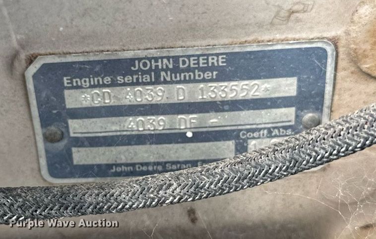 image for item DP8475 1993 Ingersoll Rand 185 air compressor