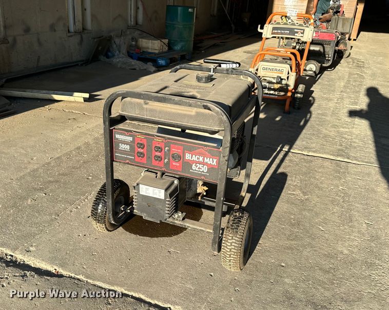 image for item DP8478 Black Max 6250 generator
