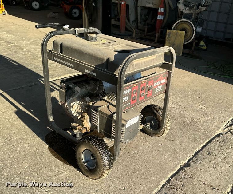 image for item DP8478 Black Max 6250 generator