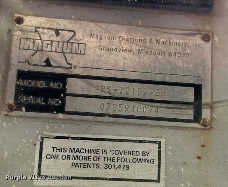 image for item DP8483 Magnum X PS72T92-26 concrete saw