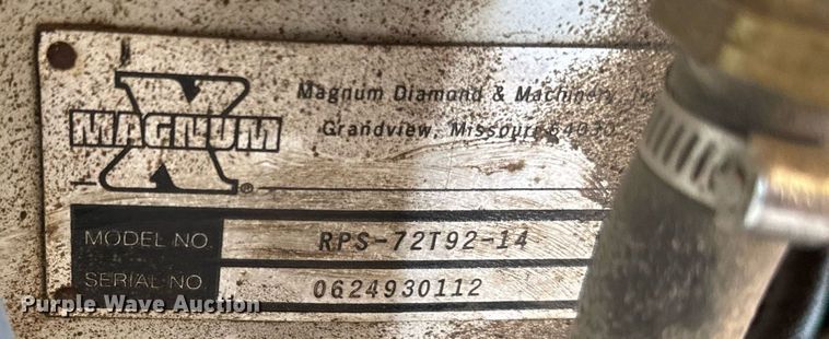 image for item DP8486 Magnum X RPS-72T92-14 concrete saw