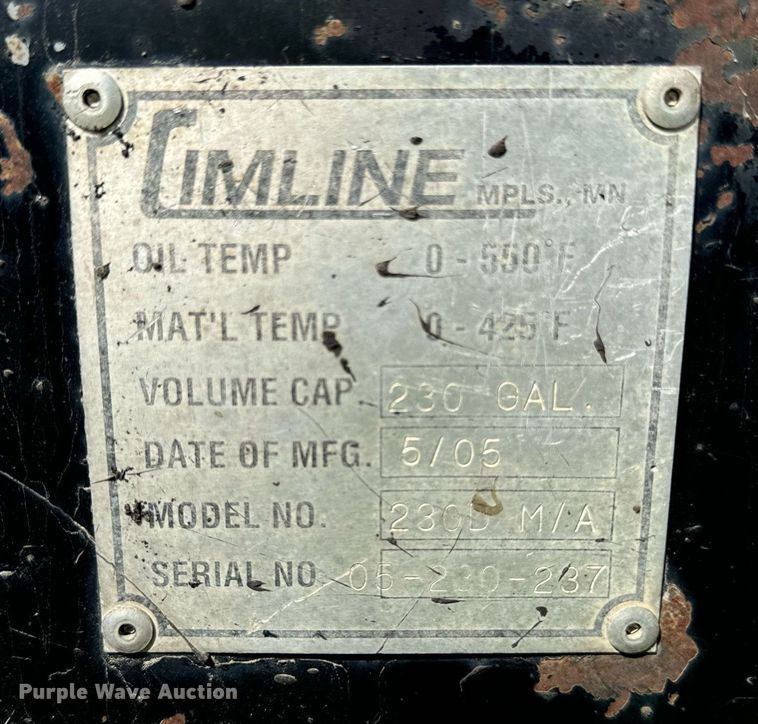 image for item DP8492 2005 Cimline 230D M/A melter applicator