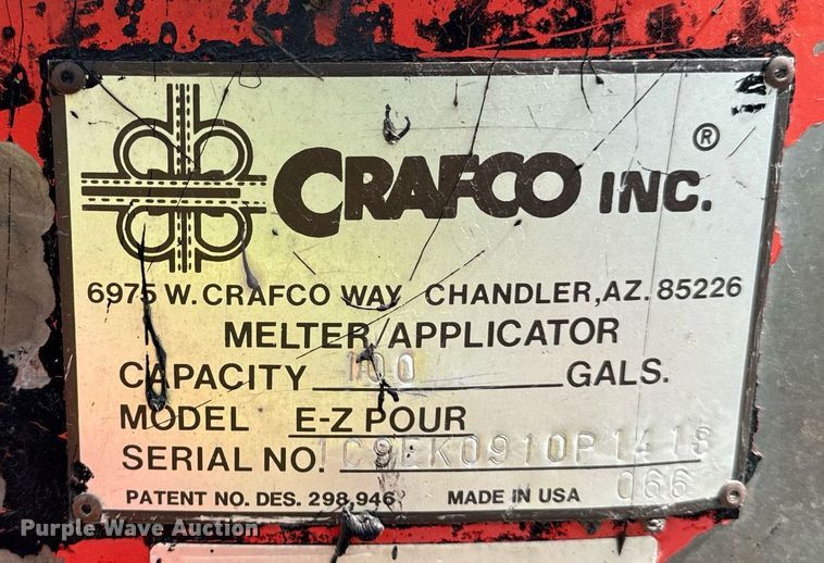 image for item DP8493 Crafco Inc. EZ Pour melter applicator