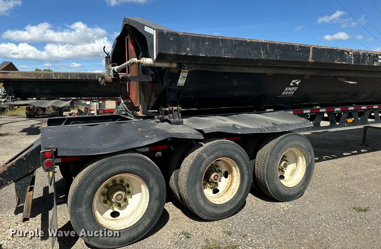 image for item DP8494 2012 Trail King TK60SSD 403 side dump trailer