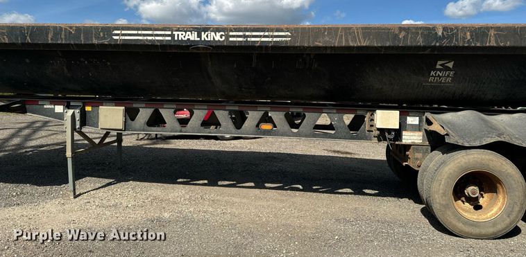 image for item DP8495 2012 Trail King TK60SSD 403 side dump trailer