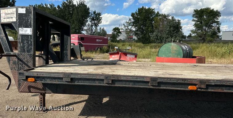 image for item DP8499 1989 Boss Trailer 828FGN flatbed trailer