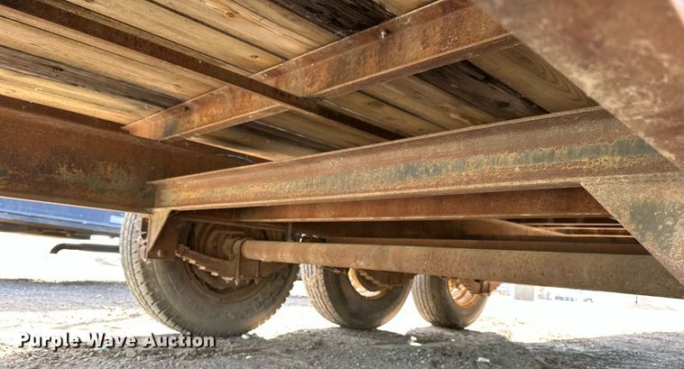 image for item DP8499 1989 Boss Trailer 828FGN flatbed trailer