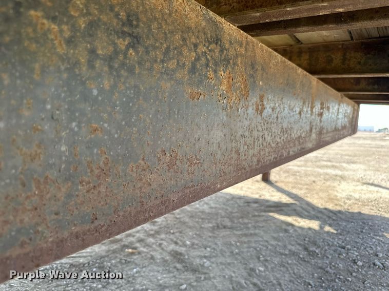 image for item DP8499 1989 Boss Trailer 828FGN flatbed trailer