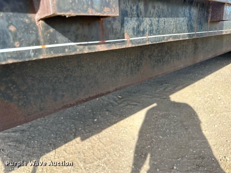 image for item DP8499 1989 Boss Trailer 828FGN flatbed trailer