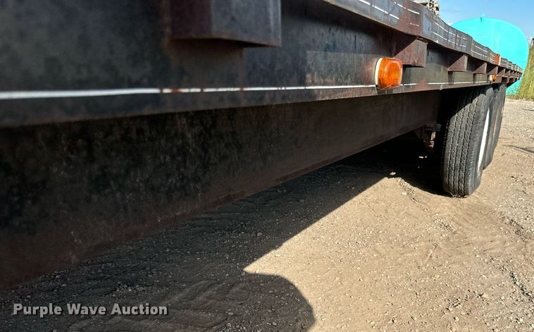image for item DP8499 1989 Boss Trailer 828FGN flatbed trailer