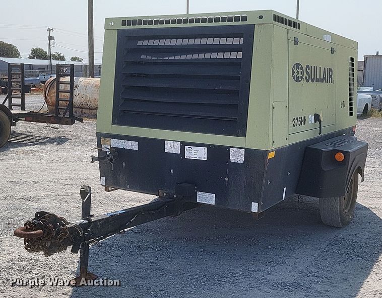 image for item DQ3633 2013 Sullair 375HH air compressor