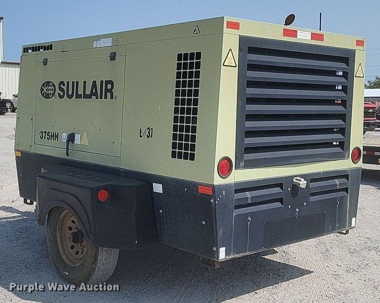 image for item DQ3633 2013 Sullair 375HH air compressor