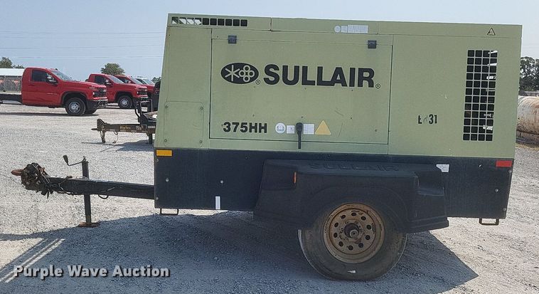 image for item DQ3633 2013 Sullair 375HH air compressor