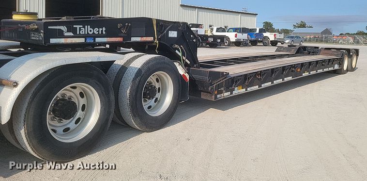 image for item DQ3643 1999 Talbert TDW-35S-HRG-1-T1 lowboy equipment trailer